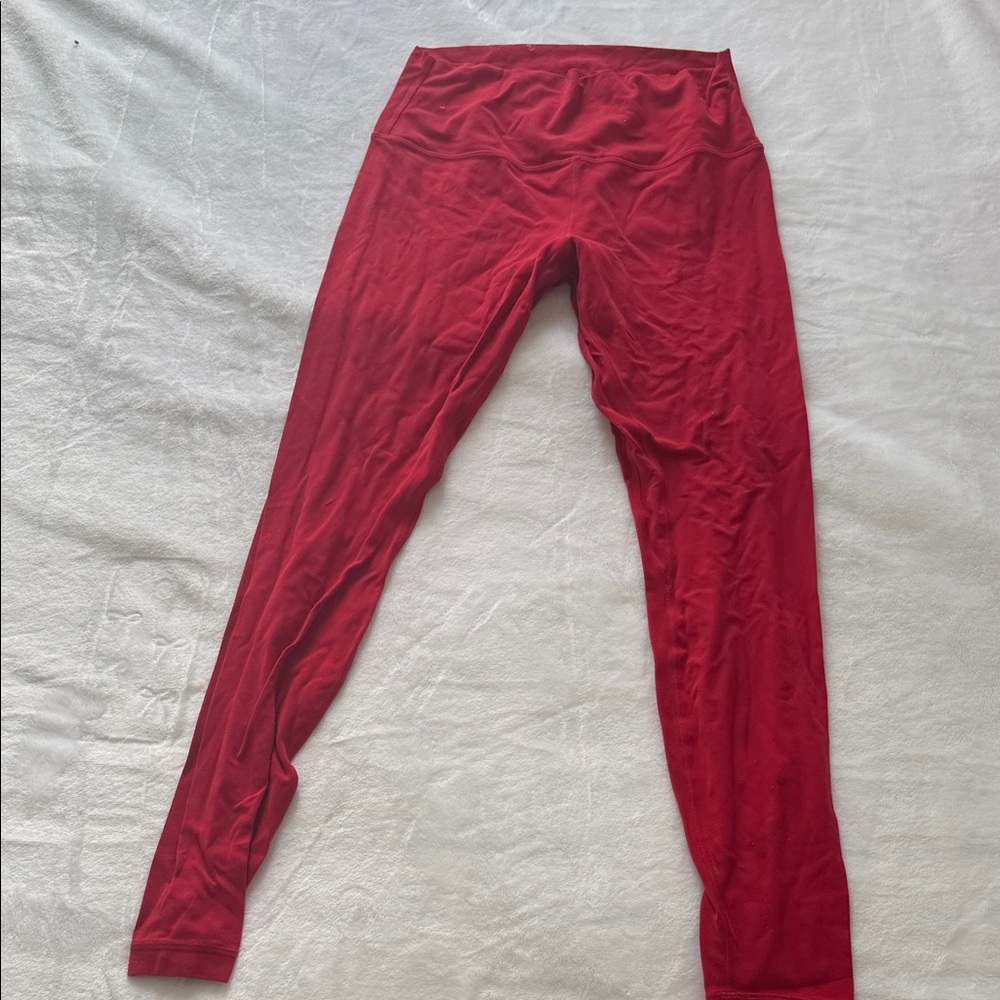 lululemon athletica Red Leggings